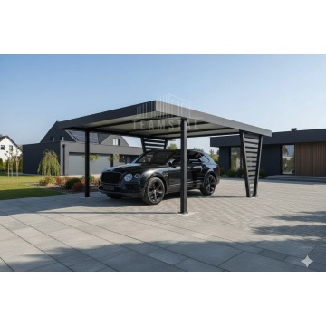 Carport V PREMIUM 4,5x5,5m Wypełnienie panelami... - Garaże i wiaty - Łęczyca - zdjęcie 2