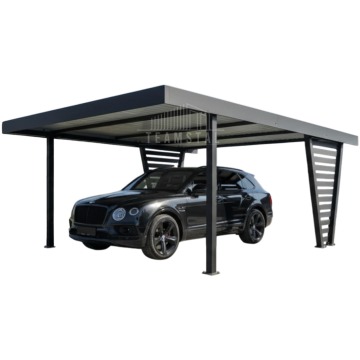 Carport V PREMIUM 4,5x5,5m Wypełnienie panelami Wiata samochodowa TS1255