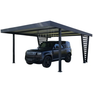 Carport V PREMIUM 4,5x5m Wypełnienie panelami Wiata samochodowa  TS1256