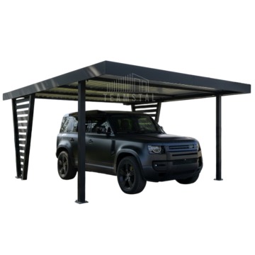 Carport V PREMIUM 4x4,5m Wypełnienie panelami Wiata samochodowa TS1259