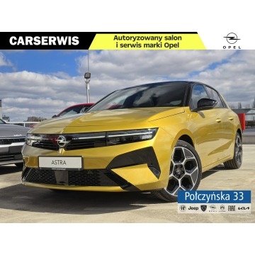 Opel Astra - Hybrid Ultimate 1.2 Turbo eDCT6 145 KM|Żółty|Pak zima, szyberdach|MY26