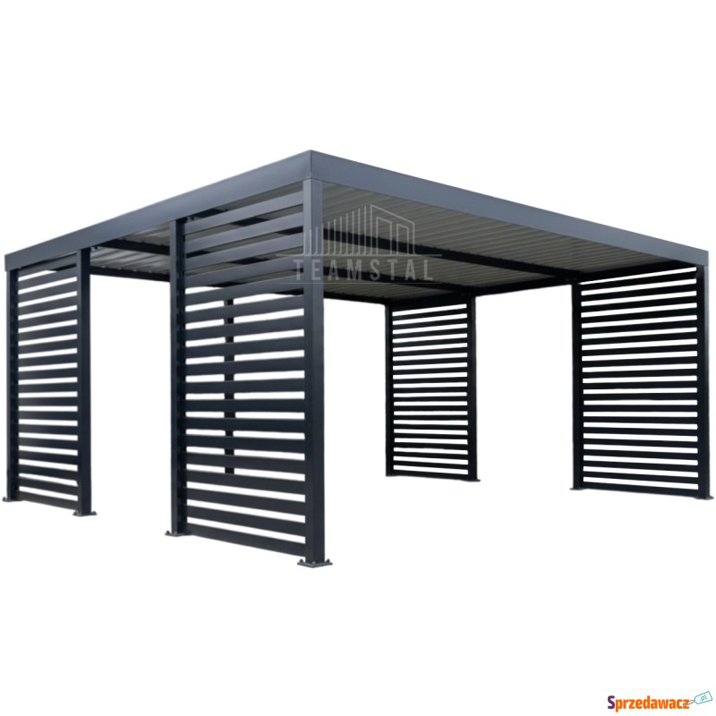 CarPort PREMIUM - wiata samochodowa 4,5x5,5 d... - Garaże i wiaty - Międzyrzecz