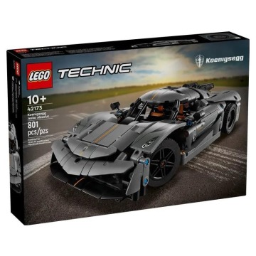 Klocki konstrukcyjne LEGO Technic 42173 Szary hipersamochód Koenigsegg Jesko Absolut