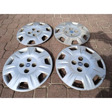 Kołpaki FIAT 14 cali 4x98 - komplet 4 szt. do renowacji, niepopękane