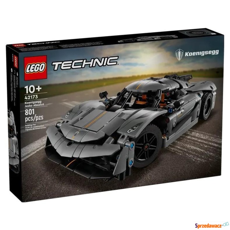 Klocki konstrukcyjne LEGO Technic 42173 Szary... - Klocki - Grudziądz