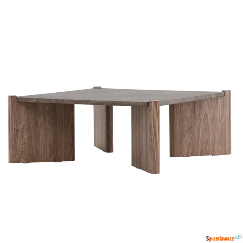 SELSEY Stolik kawowy Impity 40x100x100cm brązowy... - Stoły, stoliki, ławy - Białystok