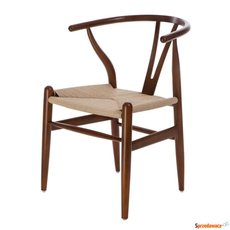 SELSEY Krzesło Wicker brązowe - Genesis - Krzesła kuchenne - Mińsk Mazowiecki