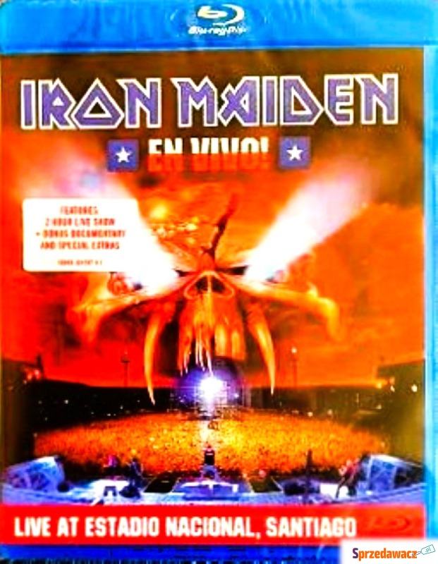 B.R. Nowy Polecam Koncert Blu Ray Iron Maiden... - Płyty, kasety - Warszawa