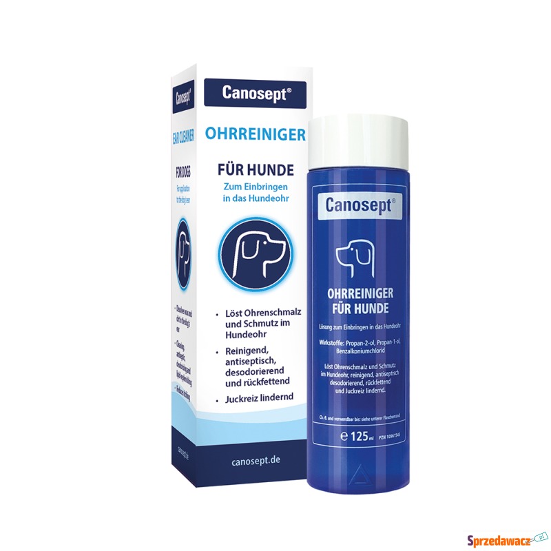 Środek do czyszczenia uszu Canosept - 125 ml - Akcesoria dla psów - Iława