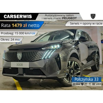 Peugeot 3008 - GT Exclusive 1.2 Hybrid 145 KM eDCS6| Czarny |Pak. Zimowy| 2026