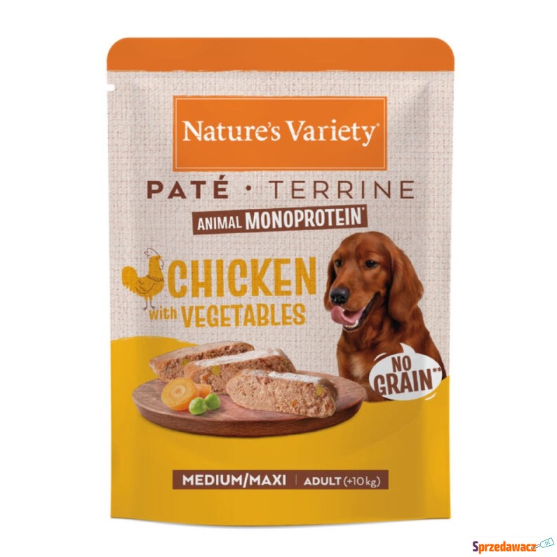 Nature's Variety Paté No Grain Adult Medium/Maxi,... - Karmy dla psów - Inowrocław