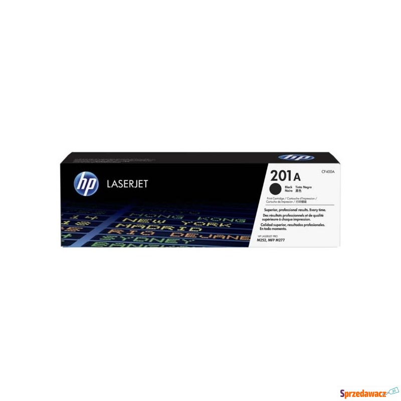 Oryginalny toner HP 201A czarny (CF400A) - Tusze, tonery - Włocławek