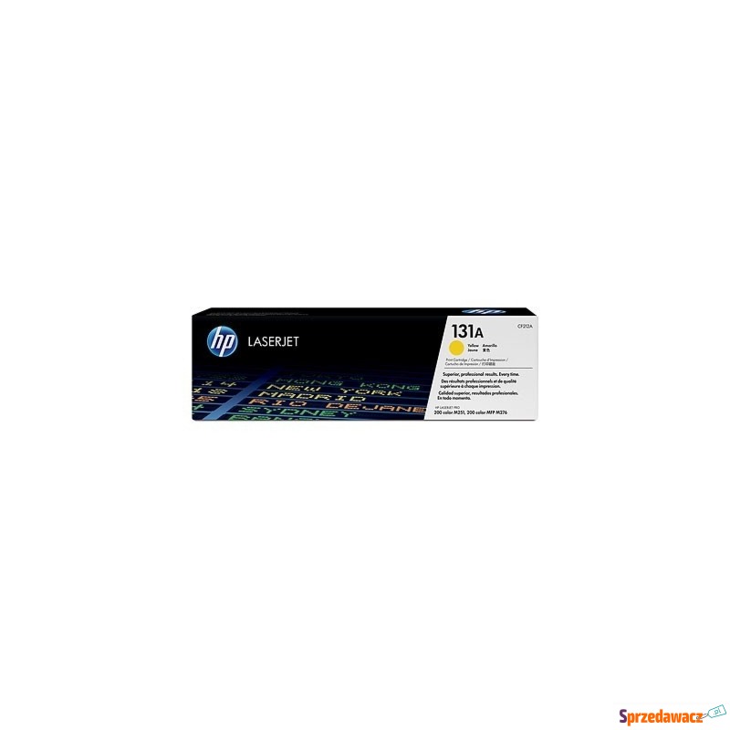 Oryginalny toner HP 131A żółty...