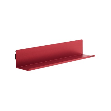 Półka wisząca metalowa czerwona, 700 mm: JOANNE Modern