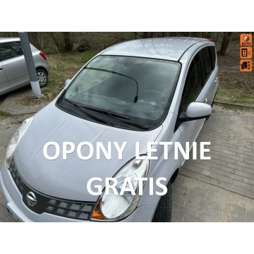 Nissan Note - Hands free, drugie opony, klimatronik, hak, 2 klucze, isofix, alufelgi