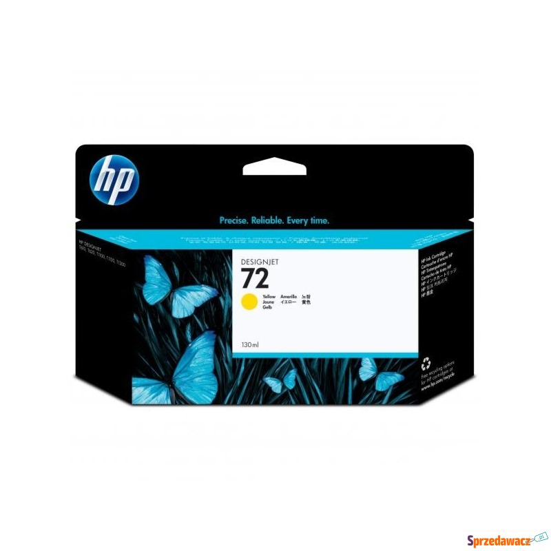 HP oryginalny ink C9373A, No.72, yellow, 130ml,... - Tusze, tonery - Częstochowa