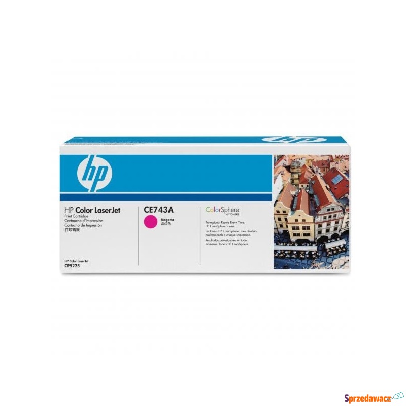 HP oryginalny toner CE743A, magenta, 7300s, HP... - Tusze, tonery - Orzesze
