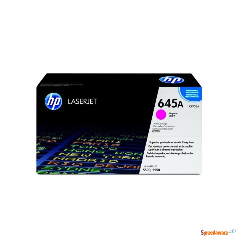 HP oryginalny toner C9733A, magenta, 12000s, 645A,... - Tusze, tonery - Kraków