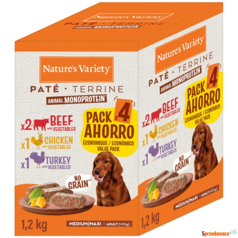 Nature's Variety Paté No Grain Adult Medium/Maxi,... - Karmy dla psów - Pruszcz Gdański