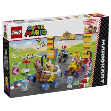 Klocki konstrukcyjne LEGO Super Mario 72036 Mario Kart - Zestaw Baby Peach i Grand Prix