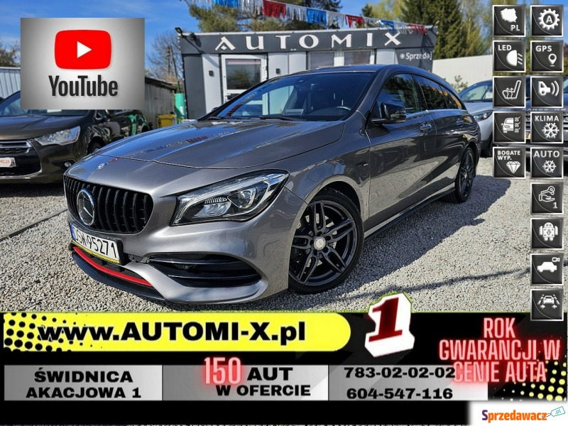 Mercedes - Benz CLA-klasa 2016,  2.1 diesel, automat - Na sprzedaż za 49 900 zł - Świdnica