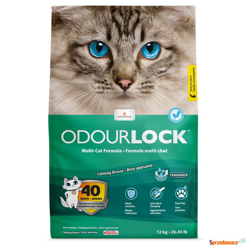 ODOURLOCK Calming Breeze żwirek dla kota - 12... - Żwirki do kuwety - Grudziądz