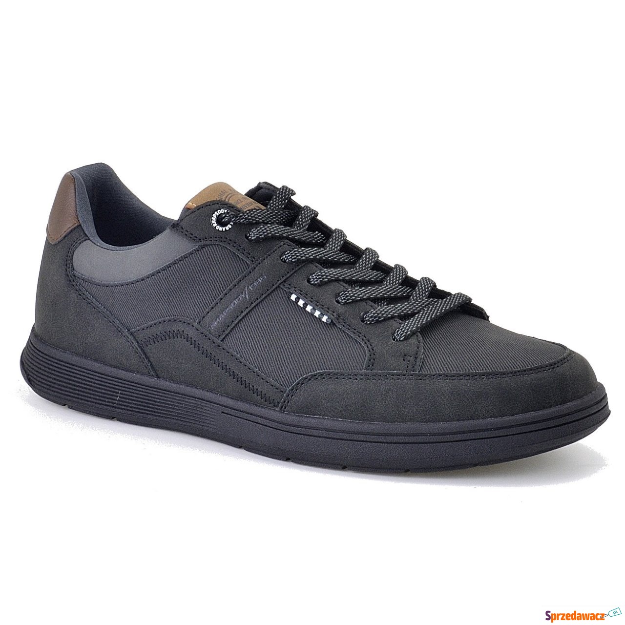 Czarne męskie buty sportowe Am...