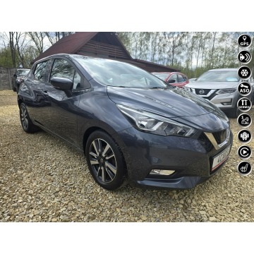 Nissan Micra - 1.0 101 koni.Nawigacja.Grzane Fotele.Piekna Micra 2019 rok.