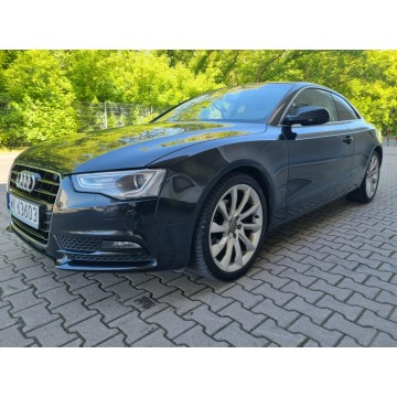 Audi A5 - A5 Coupe 2,0TDI 177KM, 1właśc. skórzany środek, 19cali alufelgi/ lift