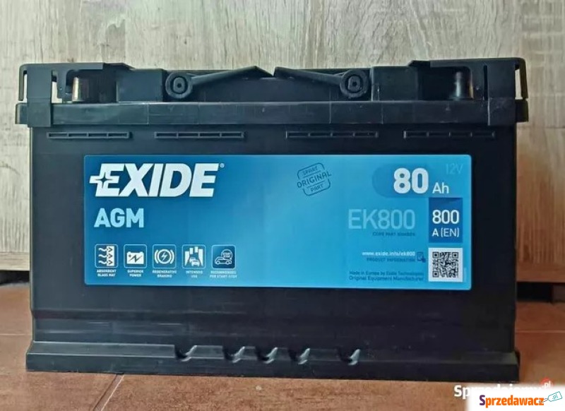 Akumulator Exide Agm start&stop...