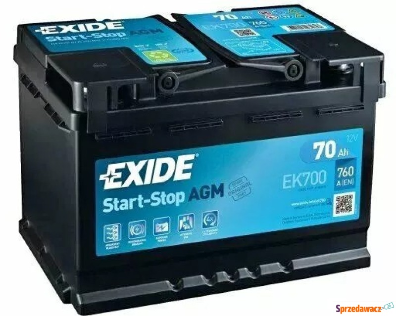 Akumulator Exide AGM EK700 70Ah...