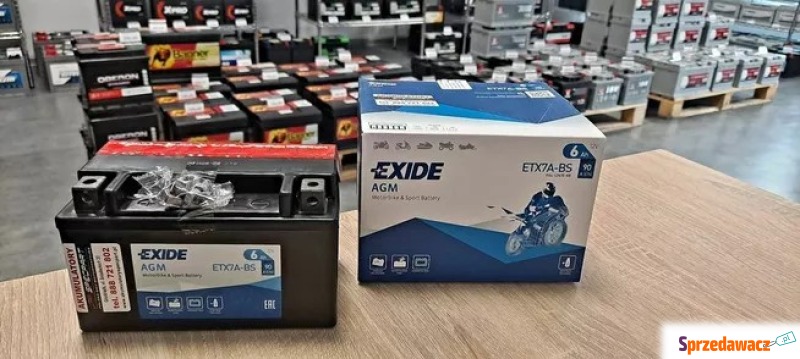 Exide etx7a-bs ytx7a-bs 12V 6Ah...