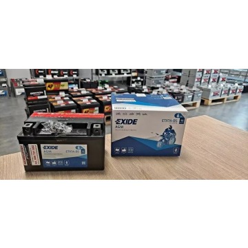 Exide etx7a-bs ytx7a-bs 12V 6Ah 90A en l+