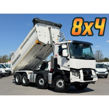 Renault C 460 Comfort 8X4 Wywrotka TYLNOZSYPOWA MEILLER KIPPER P436 - HALFPIPE 16/18m3 Hydrauliczna 