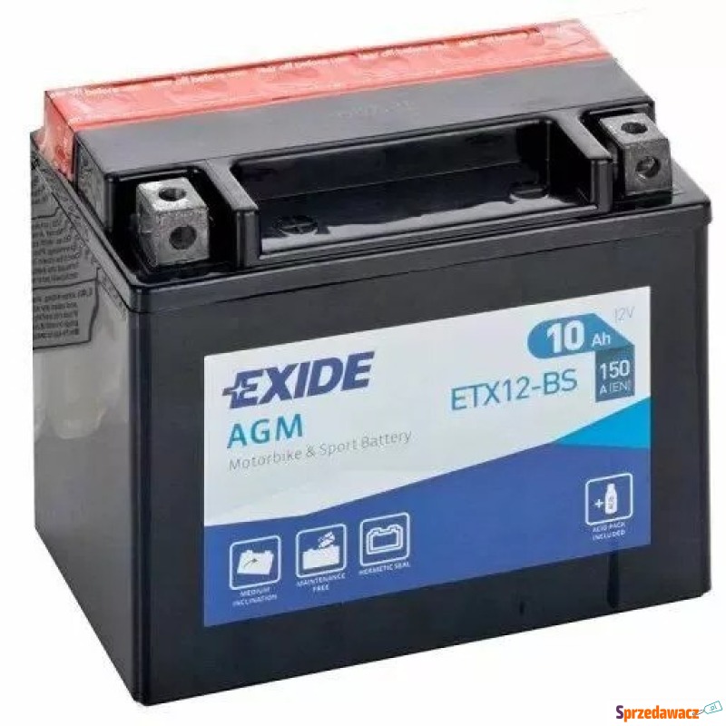 Exide etx12-Bbs 10Ah 150A en l+ - Układ elektryczny - Ciechanów