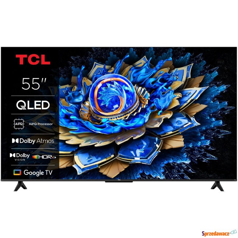 Telewizor TCL 55T69C QLED 55'' 4K Ultra HD Google... - Telewizory - Elbląg