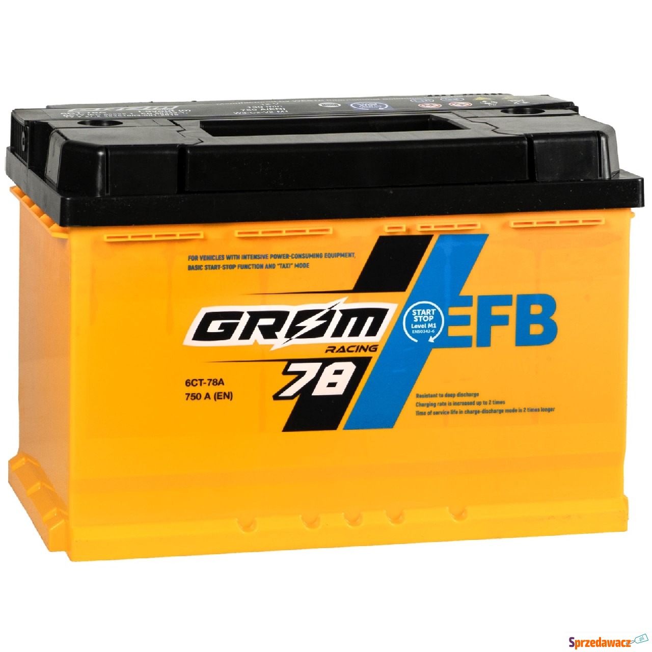 Akumulator Grom Racing efb 78Ah...