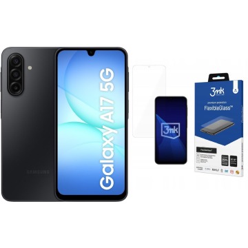 Smartfon Samsung Galaxy A17 5G 4/128GB Czarny (SM-A176BZKAEUE) + FlexibleGlass