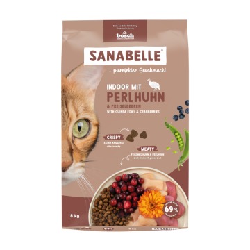 Sanabelle Indoor, perliczka - 8 kg