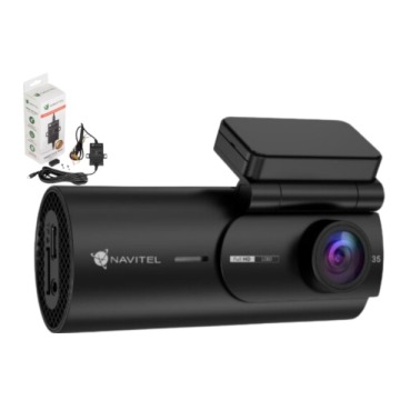Zestaw Wideorejestrator kamera samochodowa Navitel R35 Full HD, G-sensor + adapter zasilania Smartbo