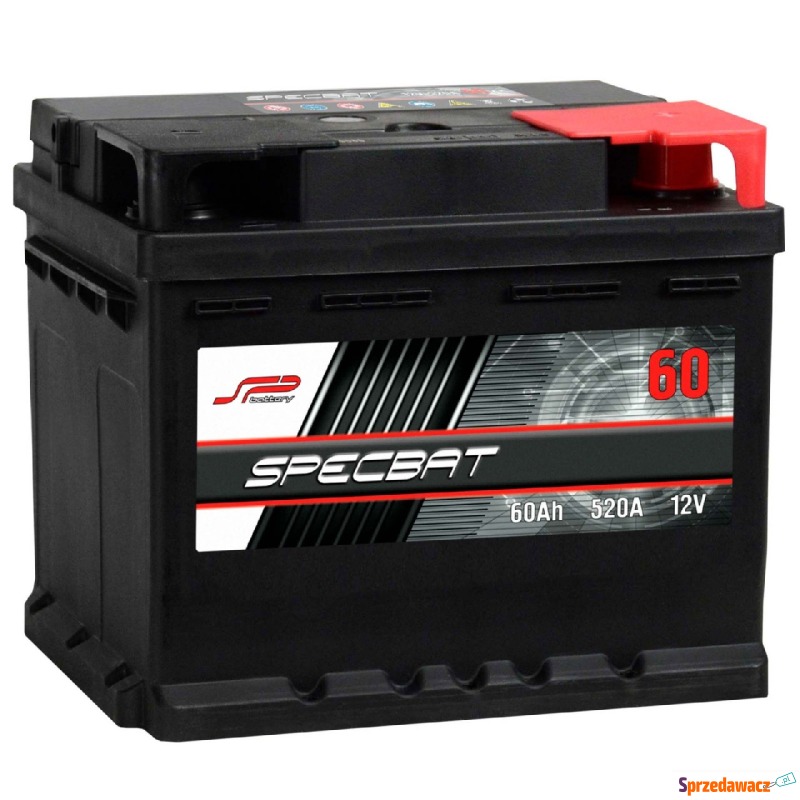 Akumulator Specbat 60Ah 520A en prawy+ niski - Akumulatory - Ciechanów