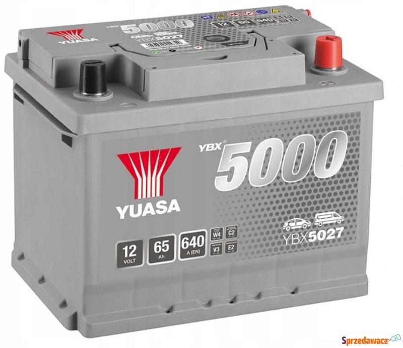 Akumulator Yuasa Ybx5027 Silver 12V 65Ah 640A... - Akumulatory - Ciechanów