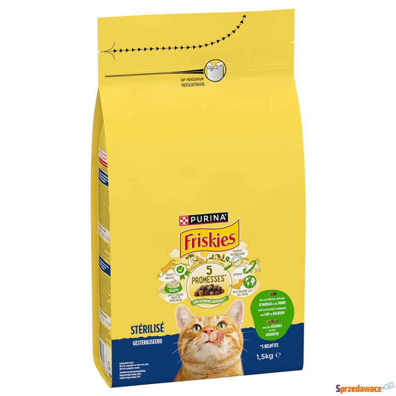 PURINA Friskies Sterilised, jagnięcina i kurczak... - Karmy dla kotów - Elbląg