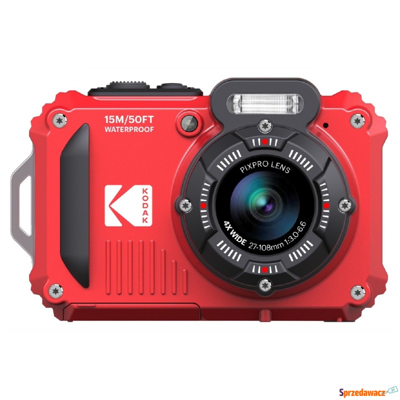 Kodak WPZ2 waterproof czerwony - Aparaty cyfrowe - Suwałki