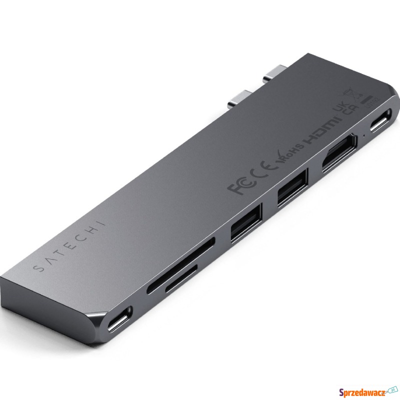 Adapter, hub USB-C 6w1, Satechi Pro Hub Slim do... - Pozostałe akcesoria - Radom