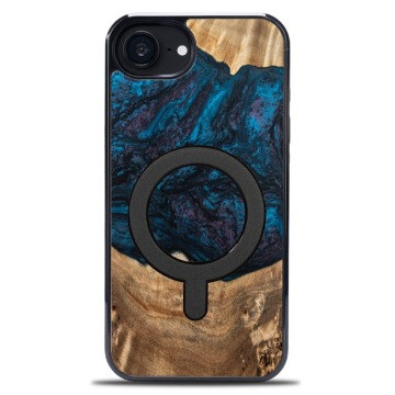 Drewniane etui do iPhone 17e / 16e, Bewood Unique Planets Neptun do MagSafe