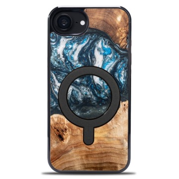 Drewniane etui do iPhone 17e / 16e, Bewood Unique Planets Ziemia do MagSafe