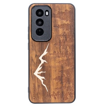 Drewniane etui do Oppo Reno 12, Bewood Góry Imbuia