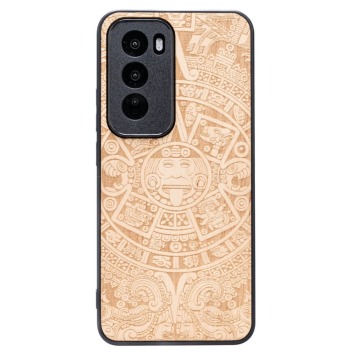 Drewniane etui do Oppo Reno 12 Pro, Bewood Kalendarz Aztecki Aniegre