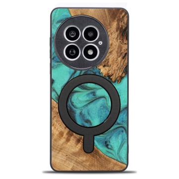 Drewniane etui do OnePlus 13, Bewood Unique Turquoise do MagSafe